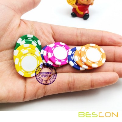 High Quality Mini Custom Clay Composite Poker Chips, Pure Clay Mini Poker Chip